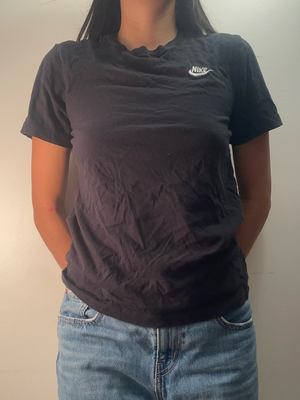 Nike Black Short Sleeve Logo Crew Tee